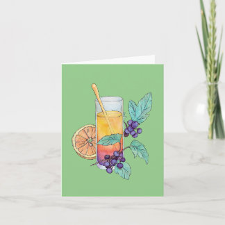 Cassis Orange Greeting Card