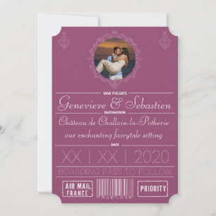 Cassis Save the Date Photo Frame