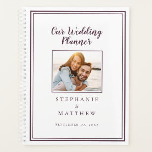 Cassis Wedding Custom Photo Simple Wedding Planner