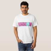 Cassius periodic table name shirt (Front Full)