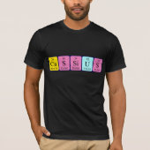 Cassius periodic table name shirt (Front)