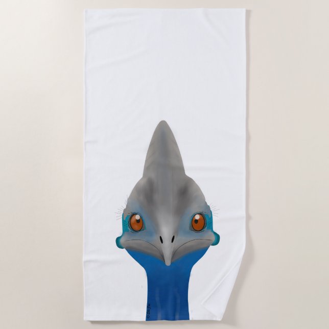 Cassoward Beach Towel (Front)