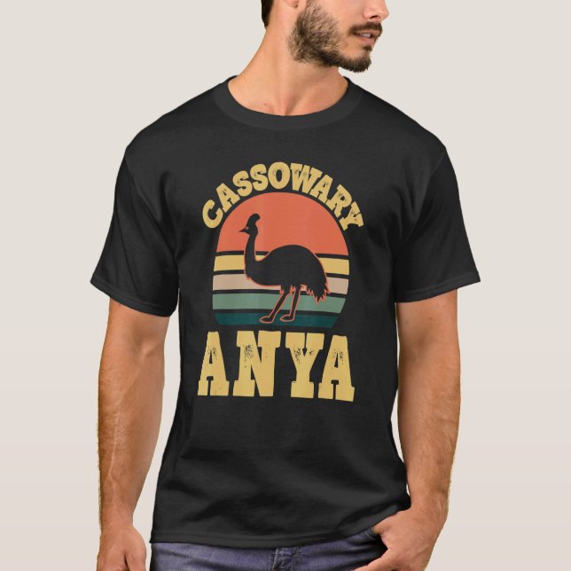 Cassowary Anya Cute Cassowary Party Hungarian Mum T-Shirt (Front)