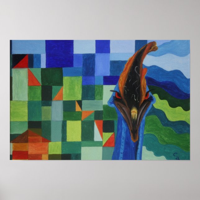 Cassowary Attacked Poster (Front)