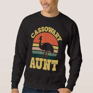 Cassowary Aunt Cute Cassowary Family Party Sweatshirt
