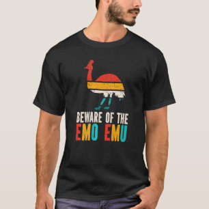 Cassowary Beware Of The Emo Emu Pet Cassowary Owne T-Shirt