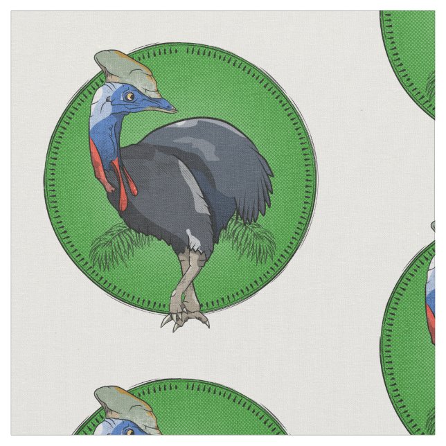 Cassowary Fabric (Close Up)