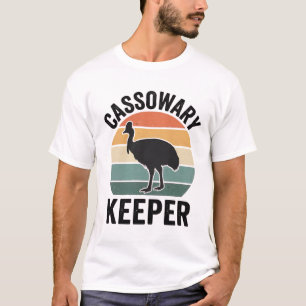 Cassowary Keeper funny Retro bird lover T-Shirt