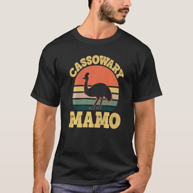 Cassowary Mamo Cute Cassowary Party Bulgarian Mum  T-Shirt (Front)