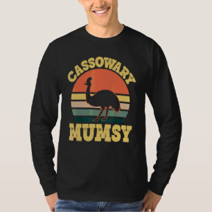 Cassowary Mums Cute Cassowary Family Party T-Shirt