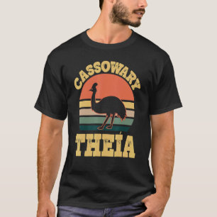 Cassowary Theia Cute Cassowary Family Greek Aunt T-Shirt