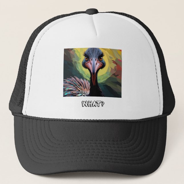 Cassowary trucker hat (Front)