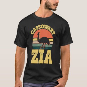 Cassowary Zia Cute Cassowary Family Party Italian  T-Shirt