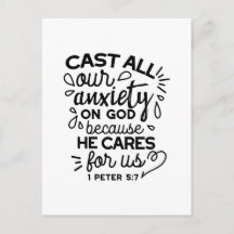 Cast All Your Anxiety – 1 Peter 5:7 Bible Verse