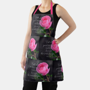 Cast all your Anxiety Christian Bible Verse Prayer Apron