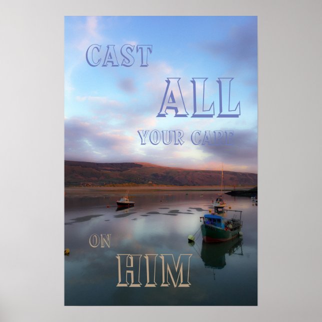 Cast all your care on Him Poster (Front)
