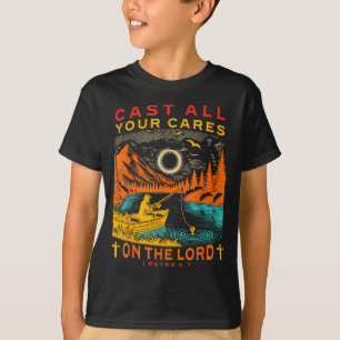 Cast All Your Cares On The Lord 1-peter 5_7 Retro T-Shirt