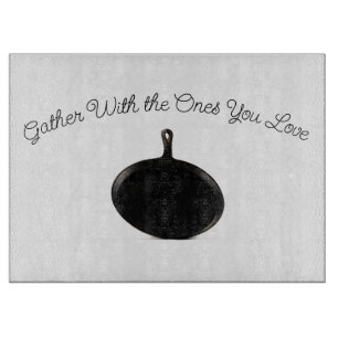 Cast Iron Skillet Collection Cutting Board