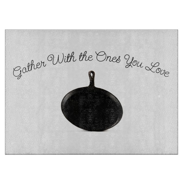 Cast Iron Skillet Collection  Cutting Board (Front)
