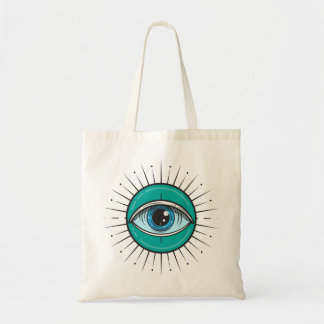 Cast off the Evil Eye Blue Tote Bag