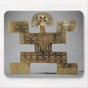 Cast Tumbaga pectoral, from Huaca del Dragon Mouse Mat