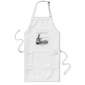 Cast. Wait. Catch Long Apron