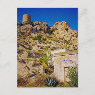 Castalla Castle Postcard