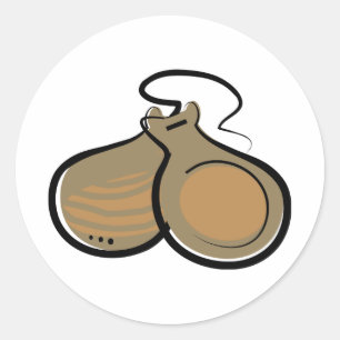 Castanet Classic Round Sticker