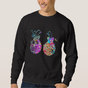 Castanet Instrument Silhouette Castanets Sweatshirt