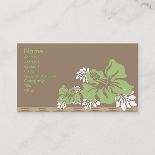Castaway Business Card (Front)