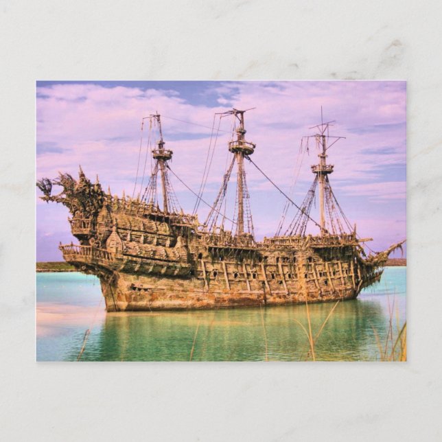 Castaway cay pirates of the Caribbean Postcard (Front)