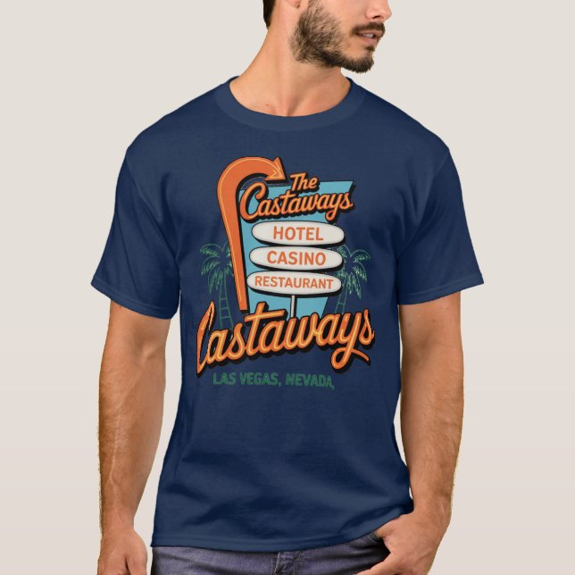 Castaways Hotel Casino restaurant Las Vegas T-Shirt (Front)