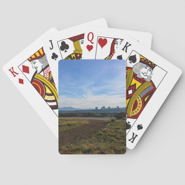 Castaways Park, Newport Beach, California Playing Cards (Back)