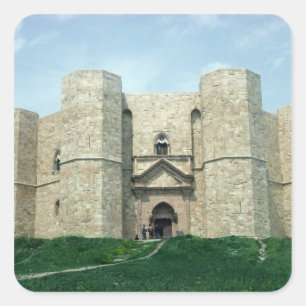 Castel del Monte Square Sticker