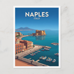 Castel dell’Ovo and the Bay of Naples Italy Gift Postcard