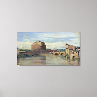 Castel Sant' Angelo and the River Tiber, Rome