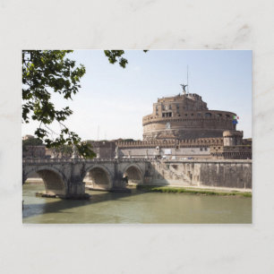 Castel Sant'Angelo is situated near the vatican, 4 Postcard