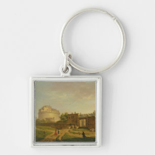 Castel Sant'Angelo, Rome, 1776 (oil on canvas) Key Ring