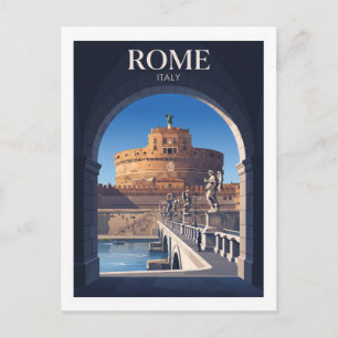 Castel Sant'Angelo Rome Italy Postcard