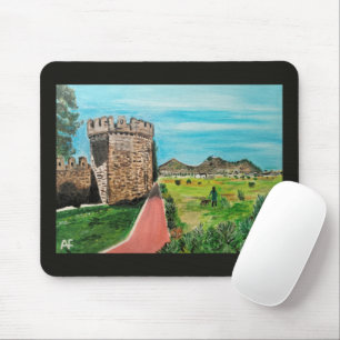 Castell de Benisanó Painting by Alfred Fox Mouse Mat