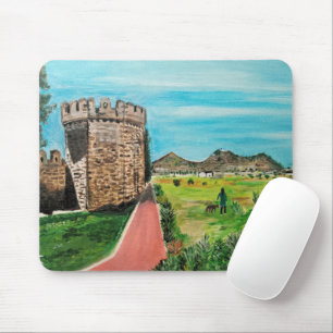 Castell de Benisanó Painting by Alfred Fox Mouse Mat