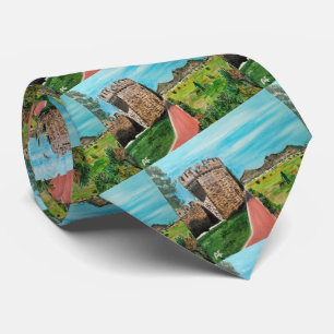 Castell de Benisanó Painting by Alfred Fox Tie