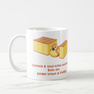 Castella & Spot-billed duckling (4L) Coffee Mug