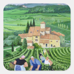 Castellina-in-Chianti Square Sticker