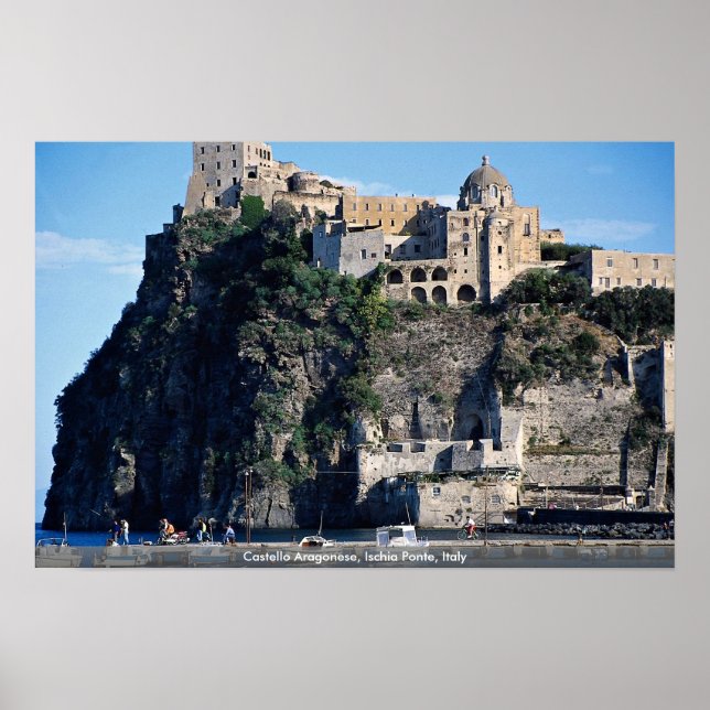 Castello Aragonese, Ischia Ponte, Italy Poster (Front)