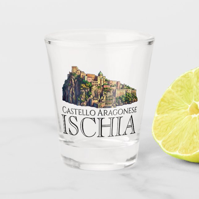 Castello Aragonese, Ischia Shot Glass (Front)