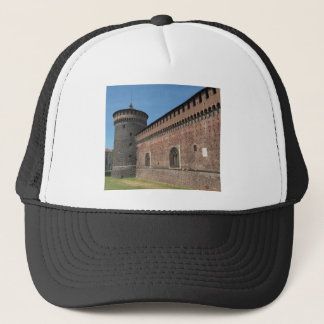 Castello Sforzesco (Sforza Castle) in Milan, Italy Trucker Hat