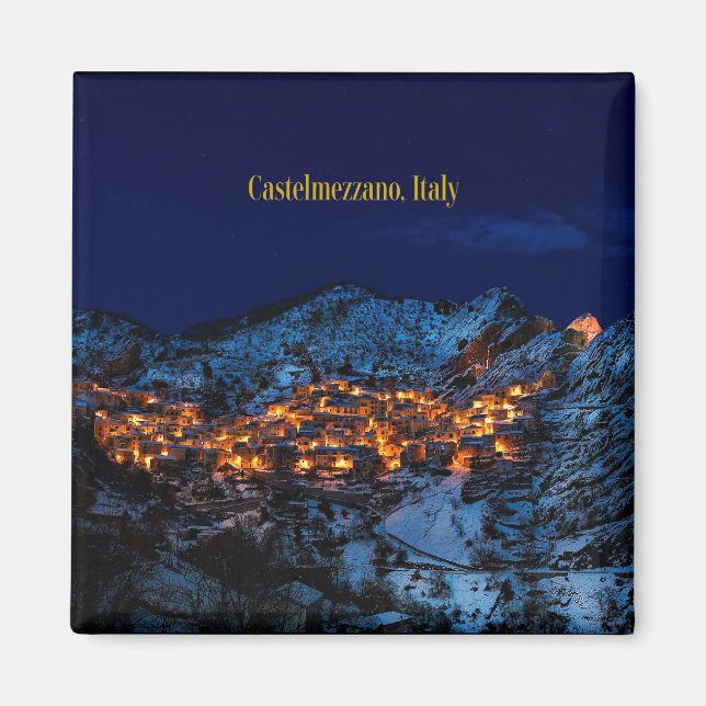 Castelmezzano, Italy Magnet (Front)