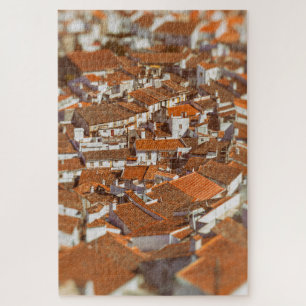 Castelo de Vide rooftops . Alentejo, Portugal. Jigsaw Puzzle