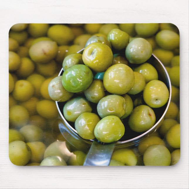 Castelvetrano Sweet Green Olives Mouse Mat (Front)